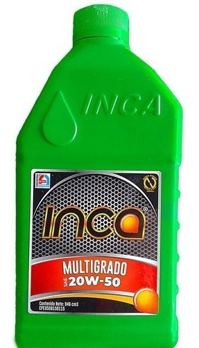 Aceite Mineral Inca 20w50 Multigrado 