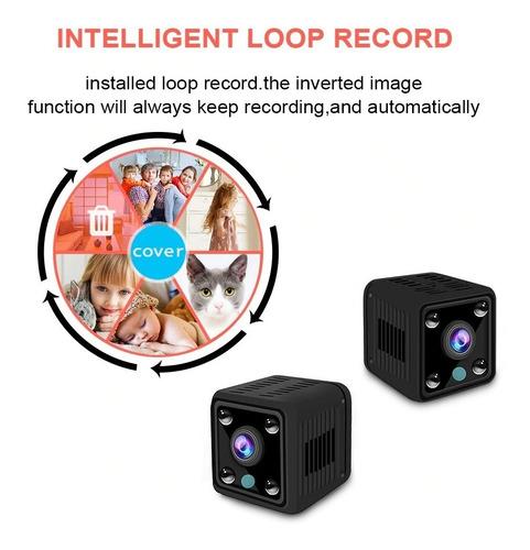 Camara Espía Mini Wifi Visión Nocturna Seguridad 24/7