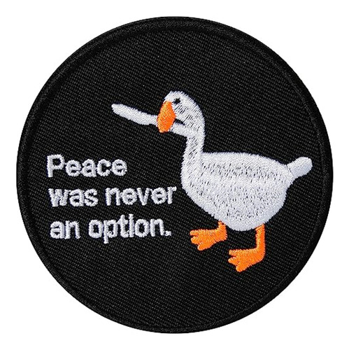 Parche Xmjy Peace Was Never An Option: 1 Parche Divertido Bo