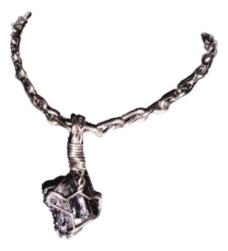 Collar Cadena Alpaca Turmalina Negra #23
