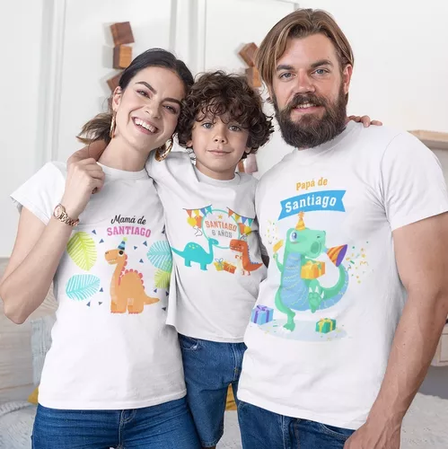 Deber Nabo micrófono Camisetas Familiares Personalizadas 2 Adulto + 3 Infantil