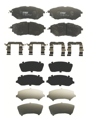 Balatas Bajos Metales Del Trw Subaru Forester 16