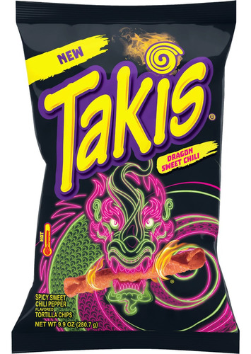 Takis Dragon Sweet Chili 9.9 Oz (280 Gramos) Americanos