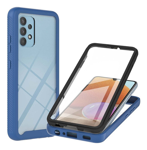 Para Samsung Case A32 4g 3 En 1 Suave Tpu+duro Pc3282