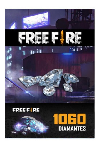 Imagen 1 de 1 de Free Fire Garena 1060 Diamantes Gift Card Original + Obsequi