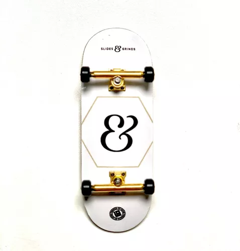 Fingerboard Profissional 34mm (skate De Dedo) S&g + Brinde