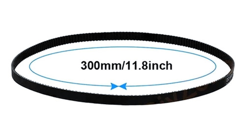 Correa Gt2 Cerrada Closed Loop 300mm Para Impresora 3d - Cnc