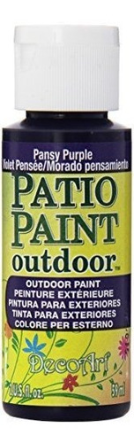 Decoart Patio Paint 2-ounce Pansy Purple Acrylic Paint