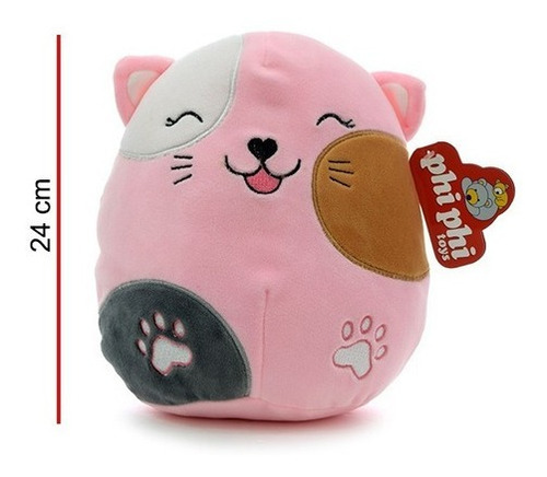 Imagen 4 de 4 de Peluche Animales Suaves 24cm Phi Phi Toys 9611