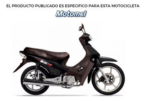 Motomel Trip 110 Jgo Espejos Ovales Rosca 8mm Negro Blitz