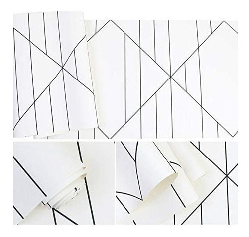 Papel Tapiz Efecto Rayas Minimalistas Blanco (0.53mx10m)