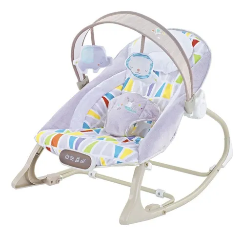 Silla Mecedora Bebe Reforzada Con Música Y Vibración Priori