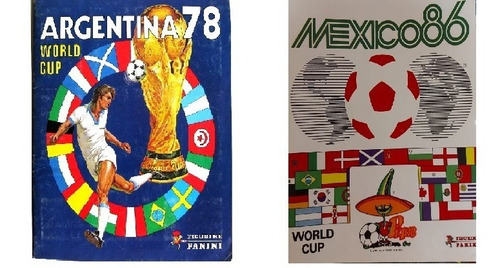 Album Panini Mundial  Colección La Nación 78 Y 86.