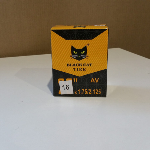 Imagen 5 de 8 de Camara Para Bicicletas Aro 16 Valvula De Auto / Schrader
