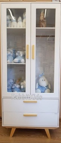 Imagen 3 de 8 de Ropero Terry 2 Puertas 2 Cajones Infantil Cuarto Bebe