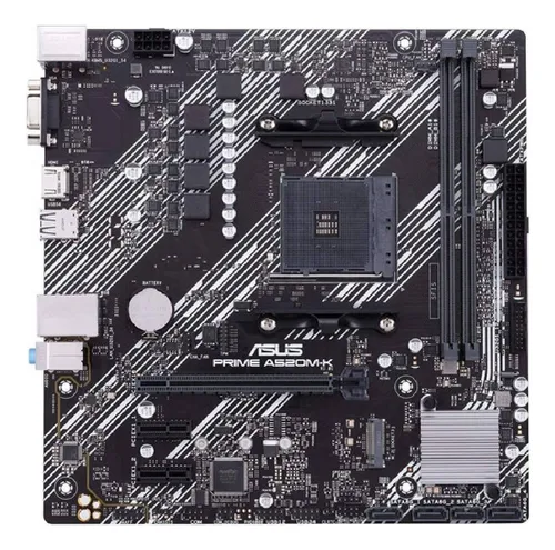 Placa Madre Asus Prime A520m-k Am4 Amd Ryzen Micro Atx