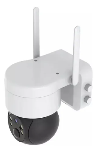 Cámara Solar Para Exteriores Ip 1080 Inalámbrica 360 Blanco