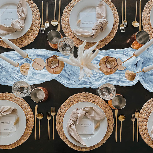 Mantel, Estopilla, 10 Unidades, Camino De Mesa De Gasa
