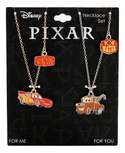 Disney Juego De Collares  Pixar Cars Rayo Mcqueen 