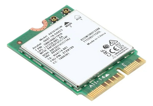 Tarjeta Wifi, Ax201ngw Wifi 6e M.2 Laptop 2.4gbps 802.11ax (Usado)