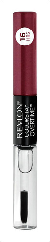 Labial Líquido Cs Overtime Lipcolor Tono Relentless Raisin Acabado Gloss