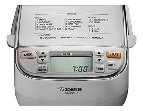 Máquina Para Hacer Pan Maestro Zojirushi Home Bakery