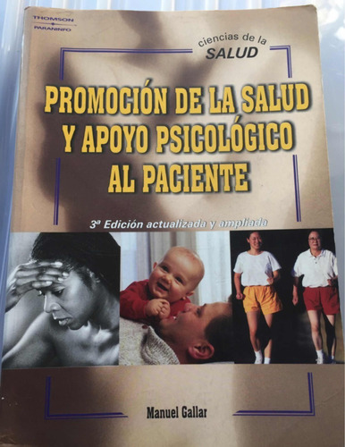 Libro Promoción De La Salud Y Apoyo Psicológico Al Paciente 