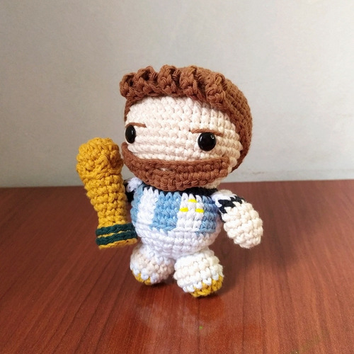 Kit Messi + Copa Del Mundo Peluche Amigurumi Tejido Crochet 