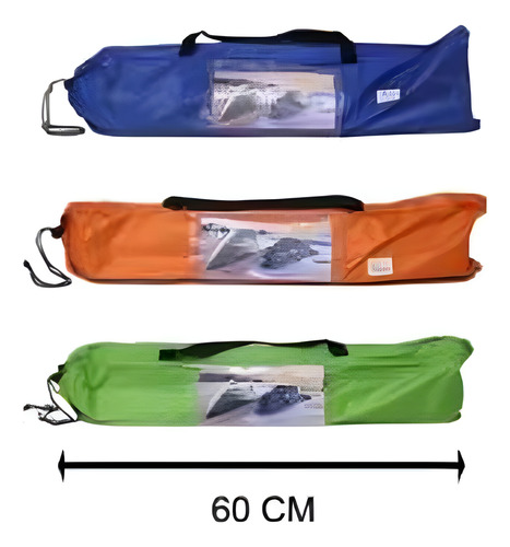 Carpa Medio Iglú Aluminizada Con Funda Para Playa Y Pesca