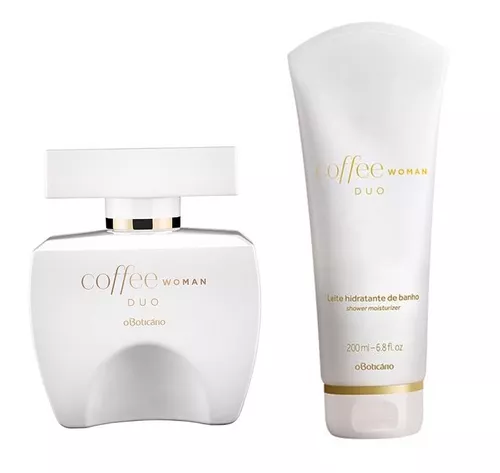 Hidratante de Banho Desodorante Leite Corporal Coffee Duo Woman, 200ml