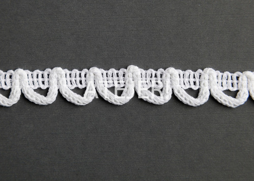 Imagen 2 de 2 de Puntilla Algodón Ojal Fb Art 894 De 10mm Por 10 Metros