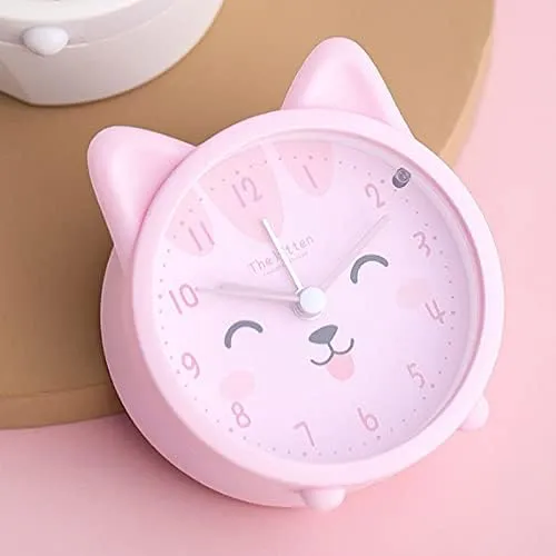 Danse Jupe 3 Kids Alarm Clock Round Silicon Analog Desk J7