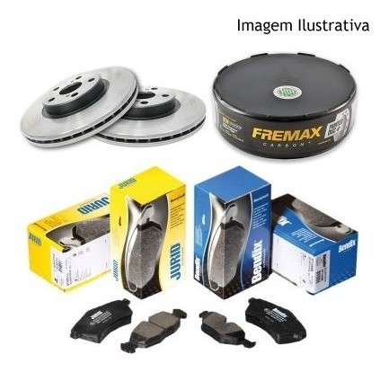 Kit Freio Dianteiro Disco Pastilha Vectra 2.0 2.2 8v 99/11