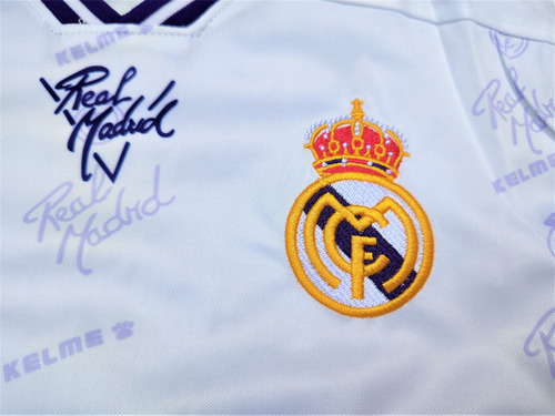 Jersey Real Madrid Retro 94 Local Blanca Merengues