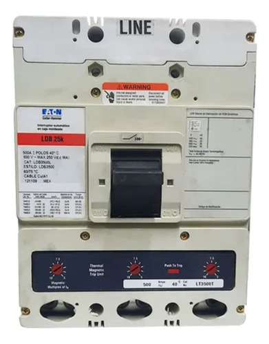 Interruptor 3p 500amp 600vca Max Marco L Linea Nema
