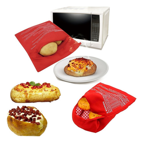 Saco Para Cozinhar Assar Batatas 4min Microondas Potato Expr