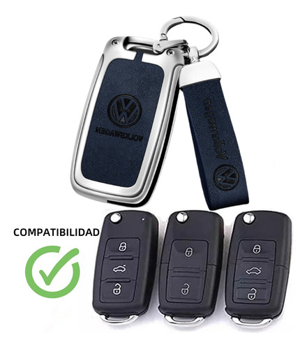 Funda Protector Llave Para Vw Jetta A4 Clásico Mk6