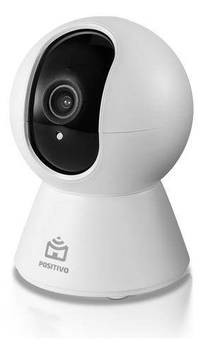 Câmera De Vídeo Segurança Positivo Smart Bot Wi-fi 360° 2ª Geração Casa Inteligente| Branco Branco