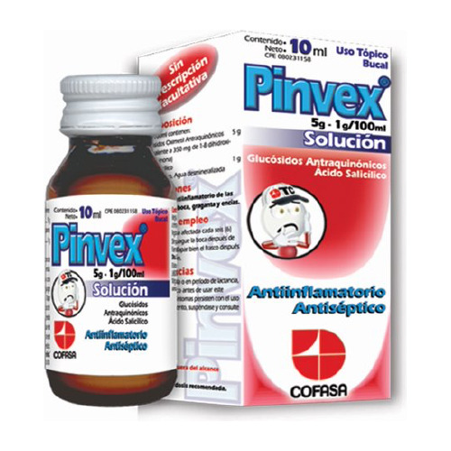 Pinvex Sol.topica Bucal 10ml