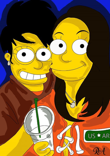 Retratos Estilo Simpsons