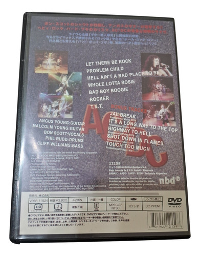 Ac / Dc Live `77 Dvd Estándar