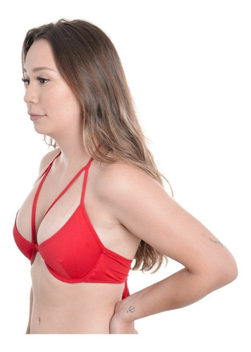 Biquini Top Com Aro Sem Bojo P/ Mulher Modelo Luxo Blogueira
