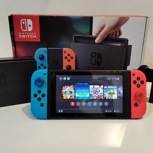 Nintendo Switch 32gb Color  Rojo Neón, Azul Neón Y Negro