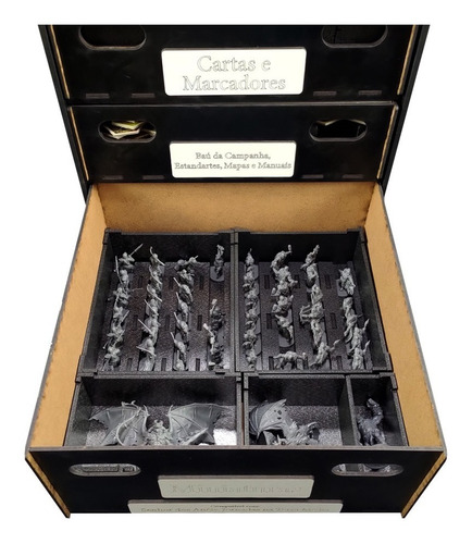 Big Box Black Com Gavetas Para O Senhor Dos Anéis: Jornadas