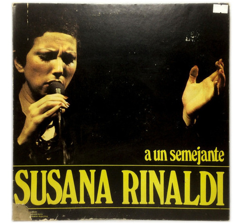 Vinilo Susana Rinaldi A Un Semejante Lp Argentina 1976