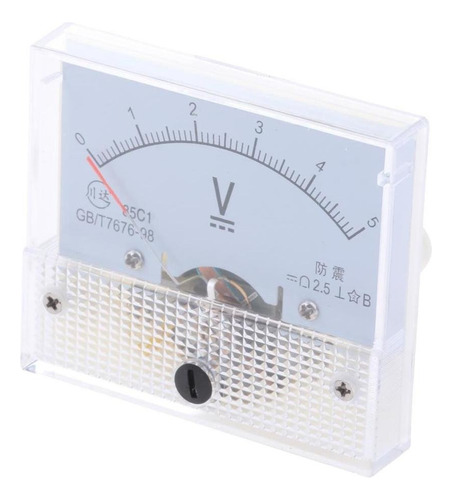 Voltímetro De Painel Analógico Dc 0-5v