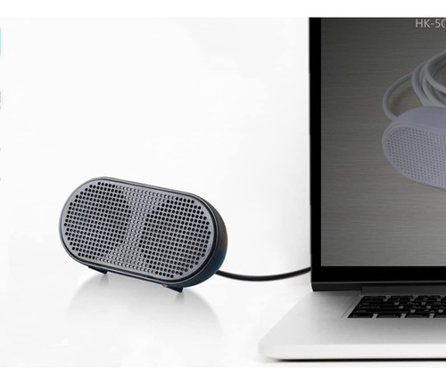 Yoidesu - Altavoz De Ordenador Con Cable Mini Usb Con Fuente