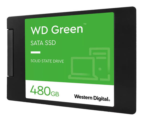 Imagen 5 de 5 de Disco sólido interno Western Digital WD Green WDS480G2G0A 480GB verde