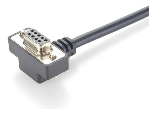 Perfil Angulo Recto Db9 Pin Hembra Solo Termino Rs232 Cable