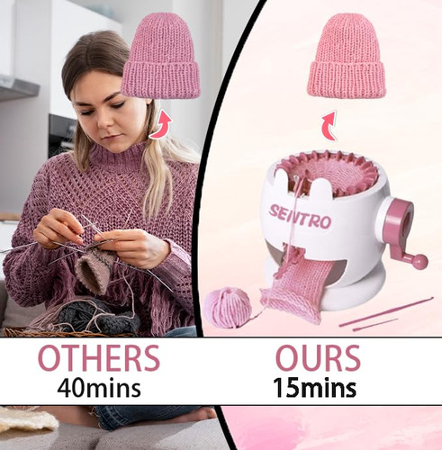 Máquina De Tejer Merictop Sentro 22 Agujas Circular